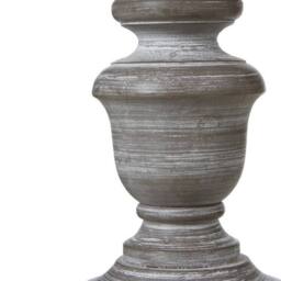 Lemon Pavilion Furniture and Decor Belluno Urn Table Lamp with Linen Shade - L11 x W11 x H24 cm - Grey - thumbnail 2