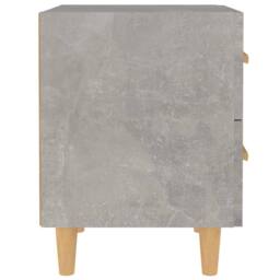 Berkfield Home Beautiful Bed Cabinet Concrete Grey 40x35x47.5 cm - thumbnail 4