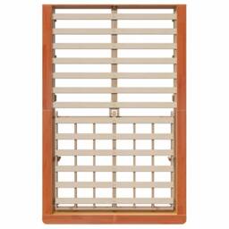 Berkfield Home Bed Frame with Storage Wax brown 140 x 200 cm Solid Pine Wood in Tan - thumbnail 8