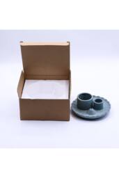 KDMD Blue Lotus Ceramic Palo Santo & Smudge Holder for Rituals & Meditation - thumbnail 6