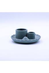 KDMD Blue Lotus Ceramic Palo Santo & Smudge Holder for Rituals & Meditation - thumbnail 5