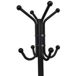 Berkfield Home Metal Black Coat Stand - thumbnail 3