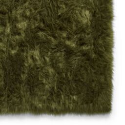 The Rug Shop UK Green Modern Shaggy Plain Easy To Clean Green Area Rug - Size: 160 cm x 230 cm - thumbnail 4