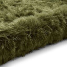 The Rug Shop UK Green Modern Shaggy Plain Easy To Clean Green Area Rug - Size: 160 cm x 230 cm - thumbnail 7