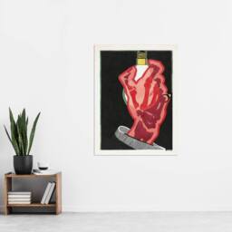 "Artery8 Advertising design for Lamps Reijer Stolk Wall Art Poster Print in Black - Size: W12"" x H16""" - thumbnail 4