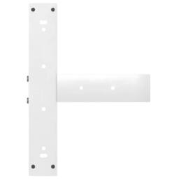 Berkfield Home Modern Dining Table Legs T-Shaped¬†2 pcs White 50x35x(72-73) cm Steel - thumbnail 7