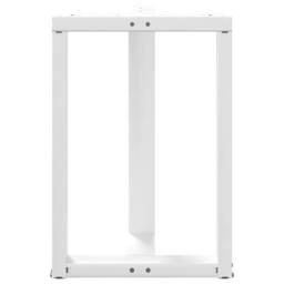 Berkfield Home Modern Dining Table Legs T-Shaped¬†2 pcs White 50x35x(72-73) cm Steel - thumbnail 6