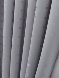 Luxury Living Adi Lined Ring Top Eyelet Curtains in Silver - Size: 168 cm width x 137 cm drop - thumbnail 5