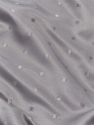 Luxury Living Adi Lined Ring Top Eyelet Curtains in Silver - Size: 168 cm width x 137 cm drop - thumbnail 4