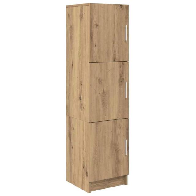 Berkfield Home Artisan Oak Sideboard Artisan oak Engineered wood Large Storage in Brown - image 1