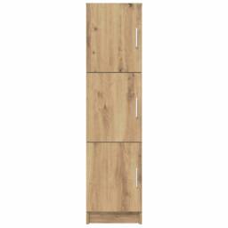 Berkfield Home Artisan Oak Sideboard Artisan oak Engineered wood Large Storage in Brown - thumbnail 6