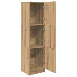 Berkfield Home Artisan Oak Sideboard Artisan oak Engineered wood Large Storage in Brown - thumbnail 5