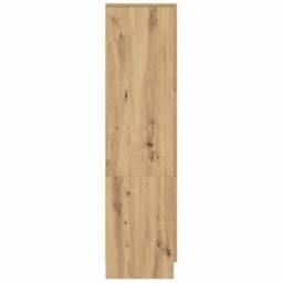 Berkfield Home Artisan Oak Sideboard Artisan oak Engineered wood Large Storage in Brown - thumbnail 7