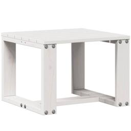 Berkfield Home 3 Piece Garden Lounge Set White Solid Wood Pine - thumbnail 7