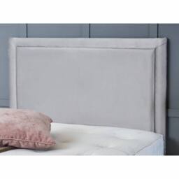 "BSSPOKE Ella Ottoman Divan Bed Plush Velvet 54"" Headboard & No Mattress in Pink - Size: Double" - thumbnail 2