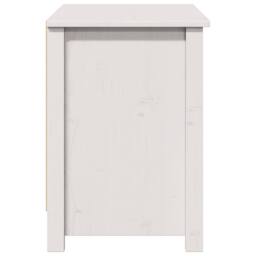 Berkfield Home TV Cabinet White 103x36.5x52 cm Solid Wood Pine - thumbnail 6