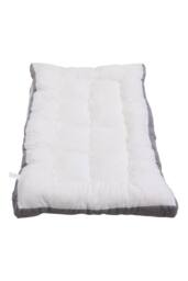 Living and Home 10cm Thickness Plush Mattress Topper in White - Size: Super King - thumbnail 6