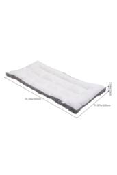 Living and Home 10cm Thickness Plush Mattress Topper in White - Size: Super King - thumbnail 7