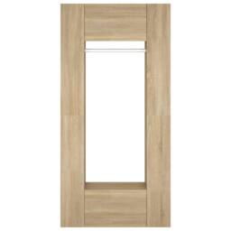 Berkfield Home Hallway Cabinets 2 pcs Sonoma Oak Engineered Wood in Brown - thumbnail 8