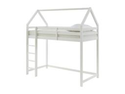 Vente-unique Cabin High Sleeper Bed 90 X 190 Cm - Solid Pine - White - TARZIA - Size: Single - thumbnail 7
