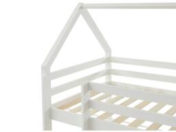Vente-unique Cabin High Sleeper Bed 90 X 190 Cm - Solid Pine - White - TARZIA - Size: Single - thumbnail 9