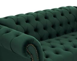 Home Detail Mayfair Velvet Sofa Armchair in Green - thumbnail 6