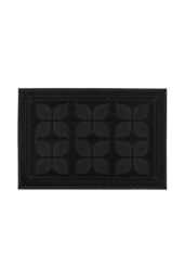 JVL Linden Scraper Rubber Pin Doormat 40x60cm in Black - Size: 40 cm x 60 cm - thumbnail 1