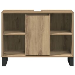 Berkfield Home Artisan Oak Vanity Artisan Oak Engineered Wood Medium in Brown - thumbnail 6