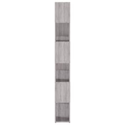 Berkfield Home Classic Book Cabinet/Room Divider Grey Sonoma 100x24x188 cm - Size: 100 x 24 x 188 cm - thumbnail 6