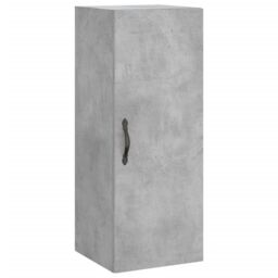Berkfield Home Highboard Concrete Grey 34.5x34x180 cm Engineered Wood - thumbnail 5