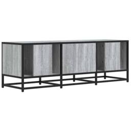 Berkfield Home TV Cabinet Grey Sonoma 120x35x41 cm Engineered Wood & Metal - Size: 120 x 35 x 41 cm - thumbnail 6