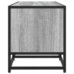 Berkfield Home TV Cabinet Grey Sonoma 120x35x41 cm Engineered Wood & Metal - Size: 120 x 35 x 41 cm - thumbnail 5