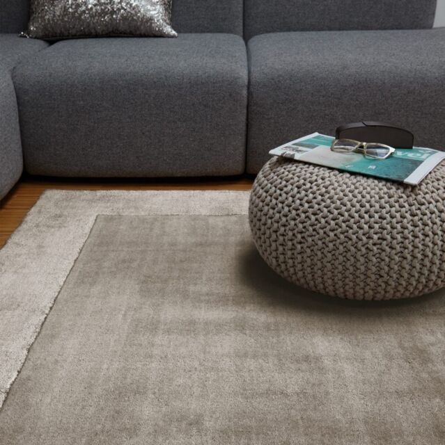 The Rug Shop UK Handmade Modern Wool Easy To Clean Stain-Resistant Rug in Brown - Size: 200 cm x 290 cm - image 1