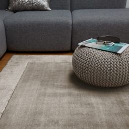 The Rug Shop UK Handmade Modern Wool Easy To Clean Stain-Resistant Rug in Brown - Size: 200 cm x 290 cm