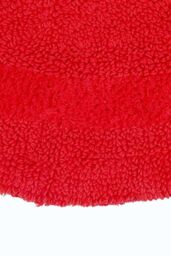 Homescapes Luxury Round Bath Mat Reversible 100% Cotton 1600GSM, 80cm, Quick Dry in Red - thumbnail 2