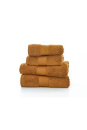 Deyongs Bliss Pima Supersoft Fluffy Cotton 650gsm Towels in Burnt Orange - Size: Bath Sheet - thumbnail 2