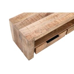 IH Design Bratton Mango Wooden Tv Stand With 2 Drawers in Brown - thumbnail 6