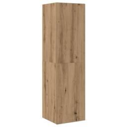 Berkfield Home 7 Piece TV Cabinet Set Wall-mounted Artisan Oak Engineered Wood - thumbnail 6