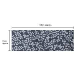 JVL Mega Doormat & Runner - Branches in Blue - Size: 150 cm x 100 cm - thumbnail 8