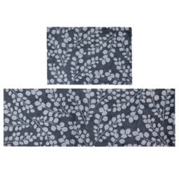 JVL Mega Doormat & Runner - Branches in Blue - Size: 150 cm x 100 cm - thumbnail 1