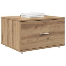 Berkfield Home Modern Drawer Cabinet Artisan Oak Particle Board, Laminate Medium in Brown