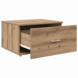 Berkfield Home Modern Drawer Cabinet Artisan Oak Particle Board, Laminate Medium in Brown - thumbnail 5