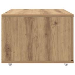 Berkfield Home Modern Drawer Cabinet Artisan Oak Particle Board, Laminate Medium in Brown - thumbnail 7
