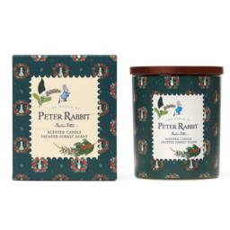 Peter Rabbit Frosted Forest Scented Candle 1 Wick Wood Lid 30hr Burn Gift - Size: Medium - thumbnail 2