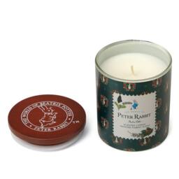 Peter Rabbit Frosted Forest Scented Candle 1 Wick Wood Lid 30hr Burn Gift - Size: Medium