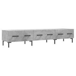Berkfield Home TV Cabinet Concrete Grey 150x36x30 cm Engineered Wood - Size: 150 x 36 x 30 cm - thumbnail 2