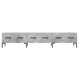 Berkfield Home TV Cabinet Concrete Grey 150x36x30 cm Engineered Wood - Size: 150 x 36 x 30 cm - thumbnail 5