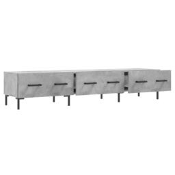 Berkfield Home TV Cabinet Concrete Grey 150x36x30 cm Engineered Wood - Size: 150 x 36 x 30 cm - thumbnail 6
