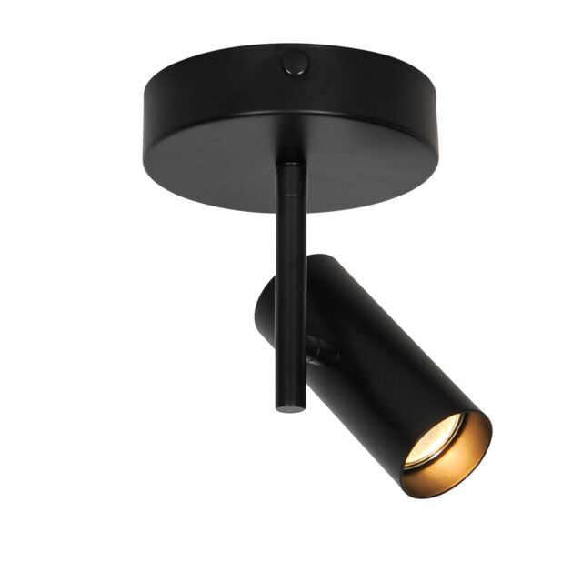 Nordlux Modern Indoor Ceiling Light Black Metal GU10 Adjustable Head - Mains Powered, IP20 - image 1