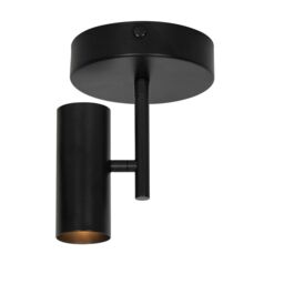 Nordlux Modern Indoor Ceiling Light Black Metal GU10 Adjustable Head - Mains Powered, IP20 - thumbnail 3